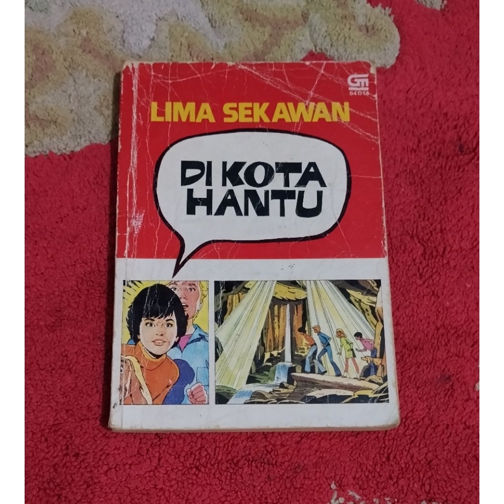 Novel Lima Sekawan Claude Voilier "Di Kota Hantu" 100%ORI preloved koleksi pribadi