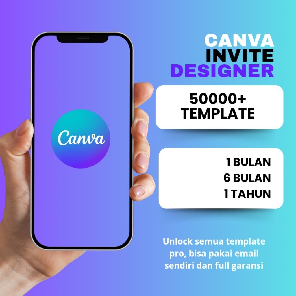 50000+ TEMPLATE CANVA SIAP PAKAI DAN EDIT | INVITE