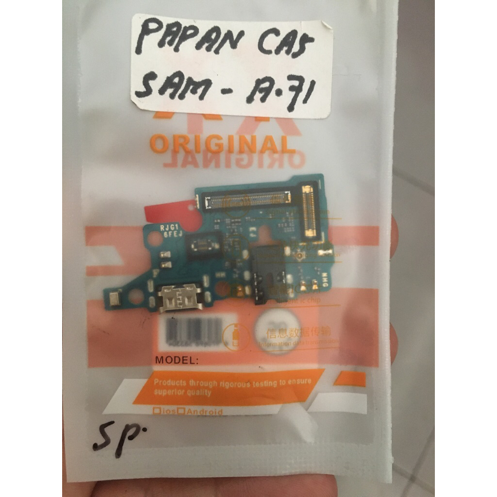 papan cas/board cas samsung a71 baru