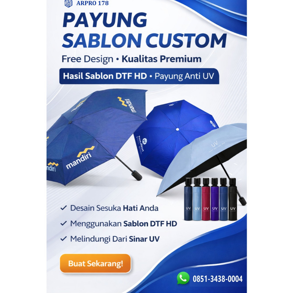 PAYUNG SABLON CUSTOM / SOUVENIR PAYUNG