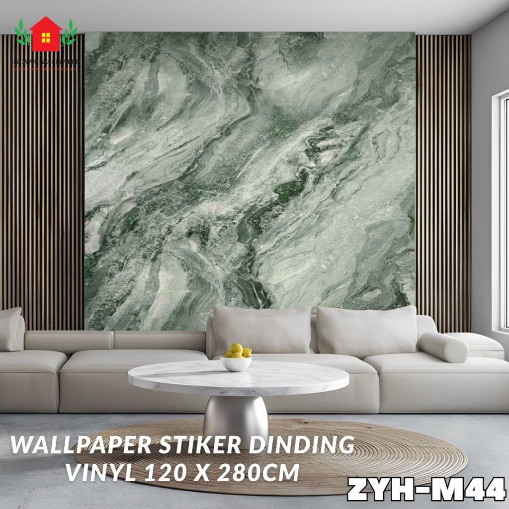 Wallpaper Dinding Vinyl Marble Premium Pet Tebal 2,5 Mm Aesthetic Marble Granit Wallpaper Anti Air D