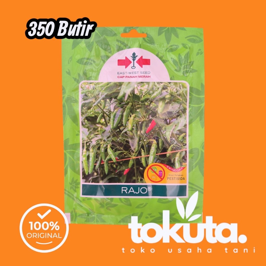 RAJO 350 Butir Benih Rawit Hijau Cap Panah Merah