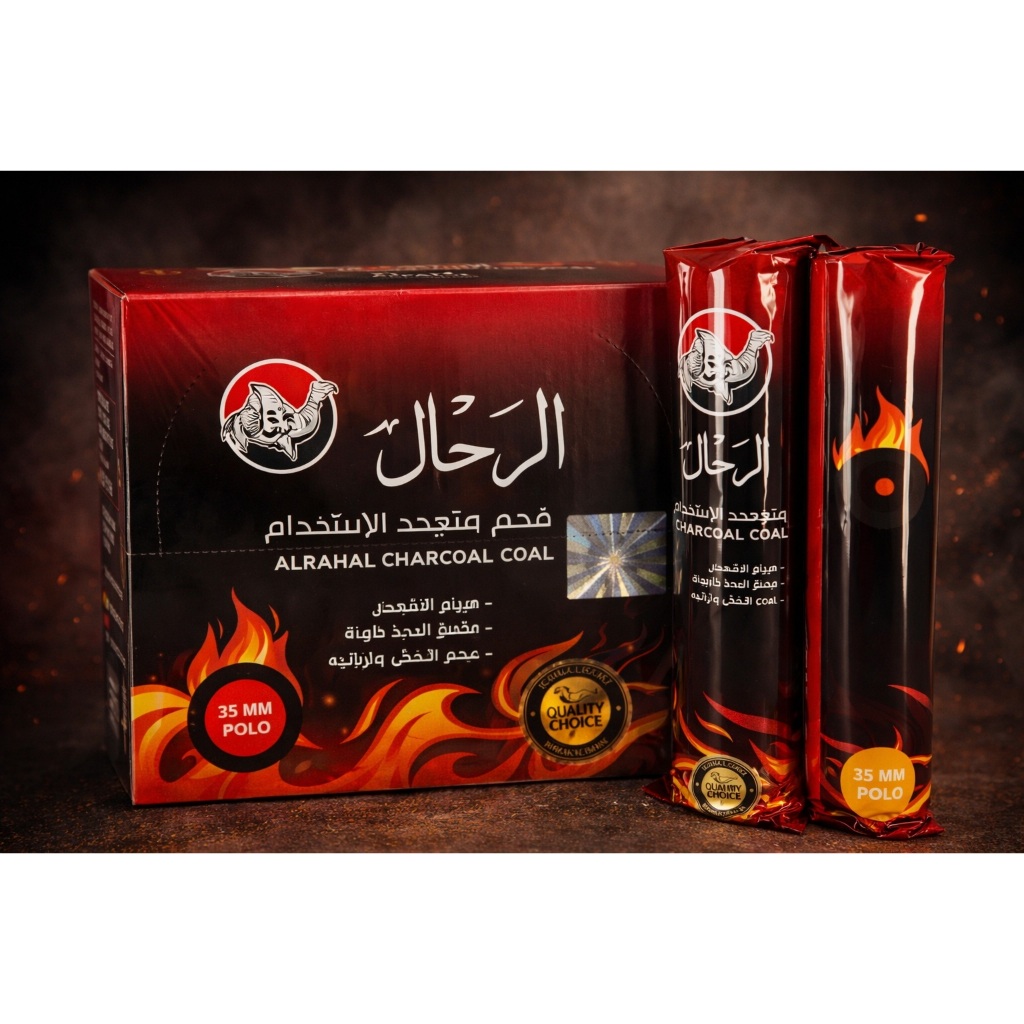 Arang Alrahal Charcoal Premium | Arang Bukhur Cepat Nyala & Tahan Lama