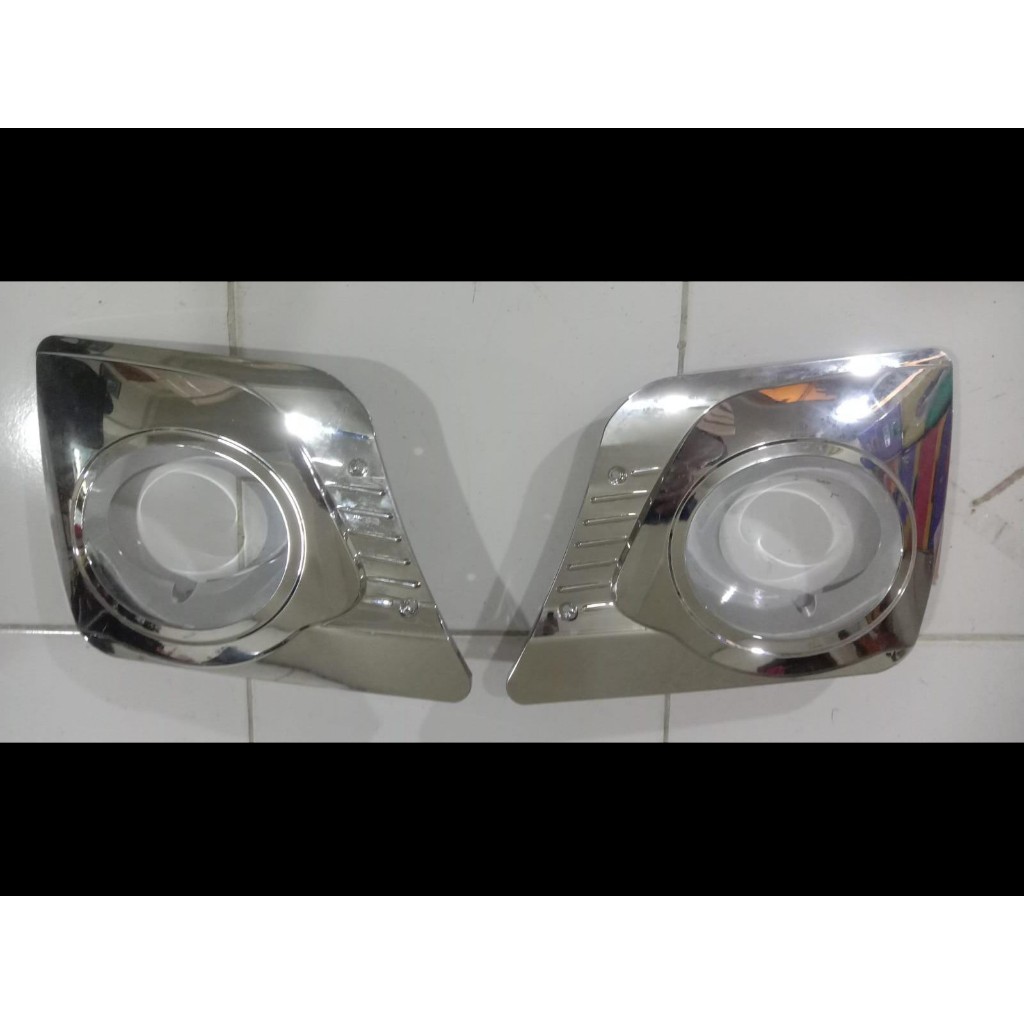 Foglamp Cover Chrome Taruna Oxxy model besar