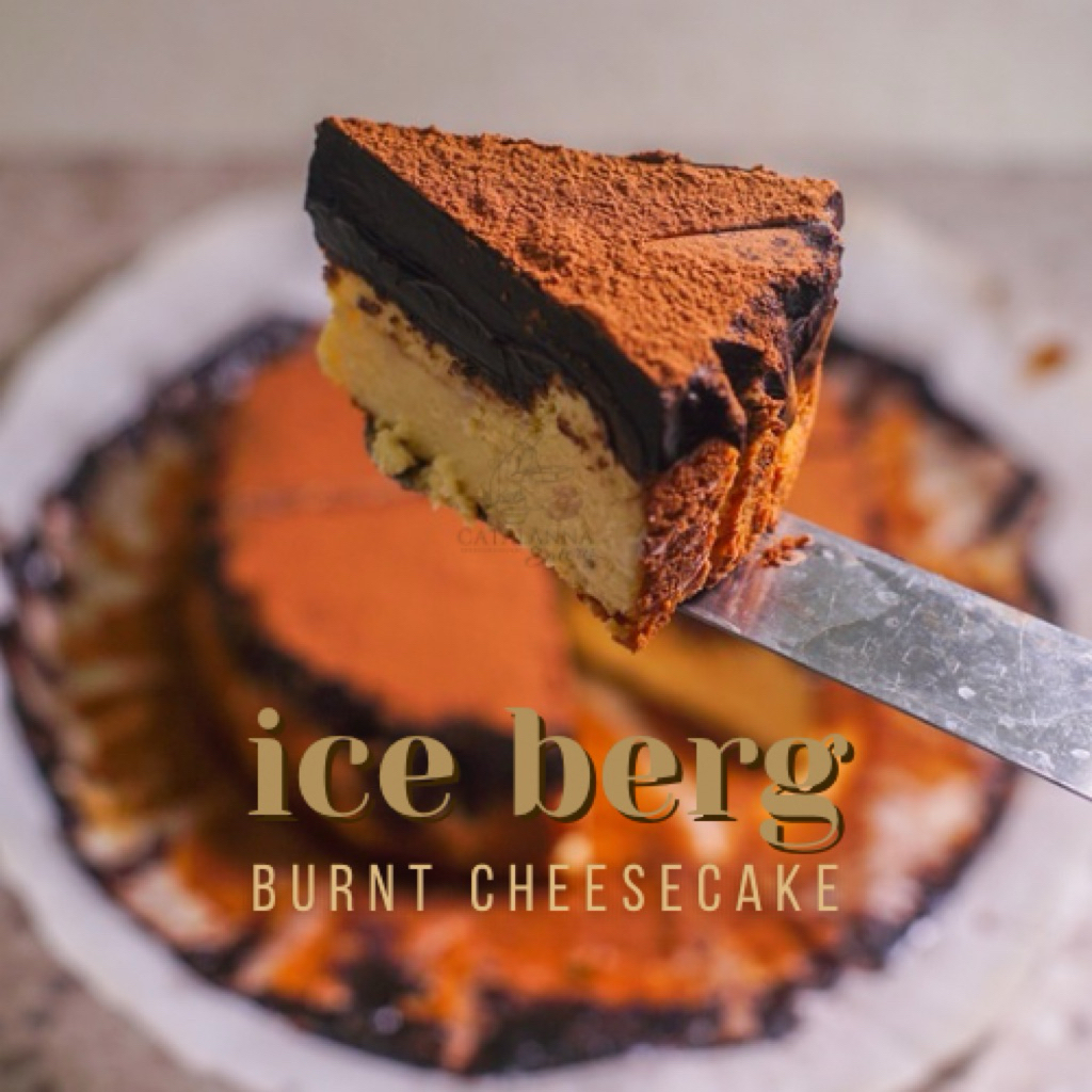 BASQUE BURNT CHEESECAKE | ICE BERG CHEESECAKE | BBC