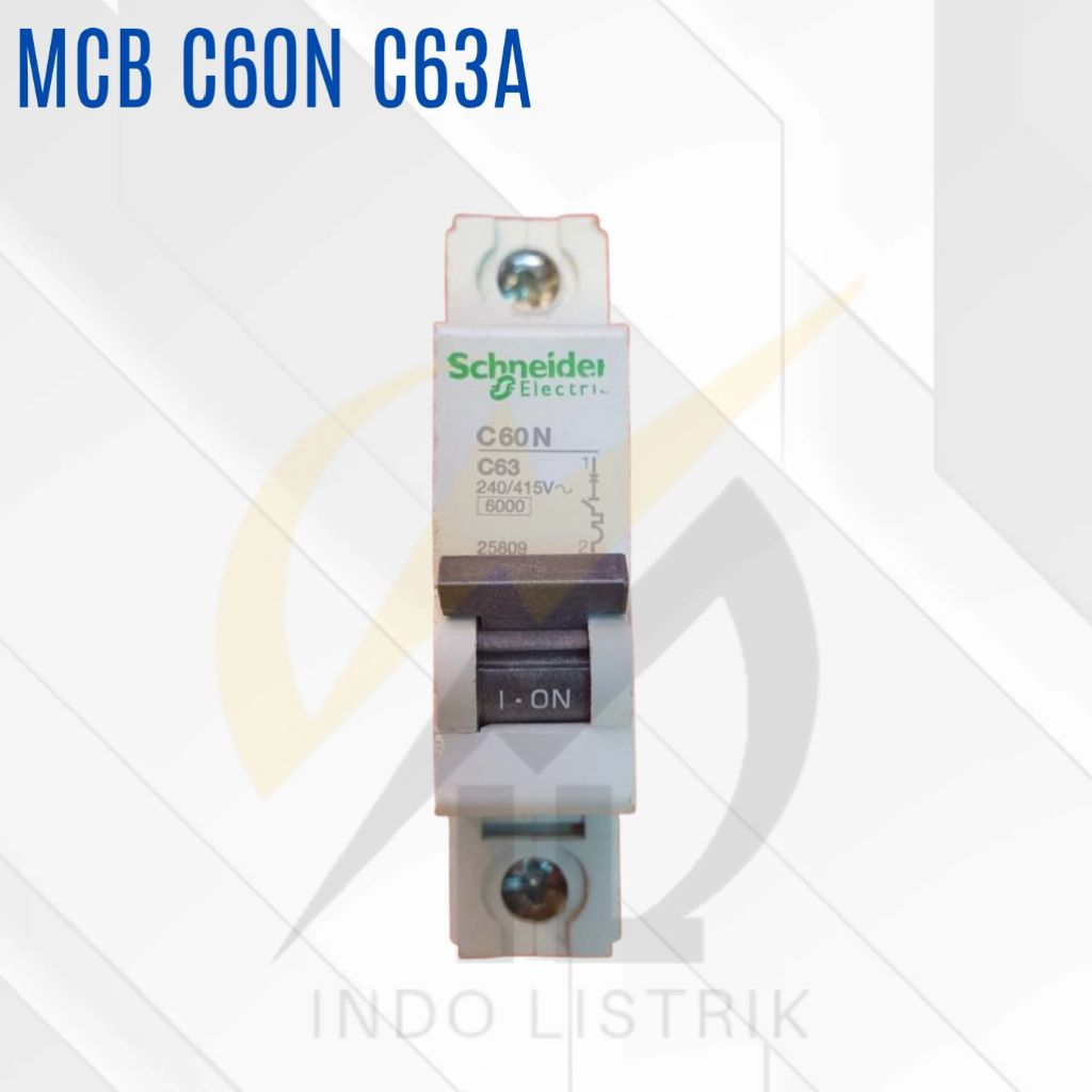 MCB Schneider 1P C60N C63A / MCB Schneider C60N C63A 1 Phase