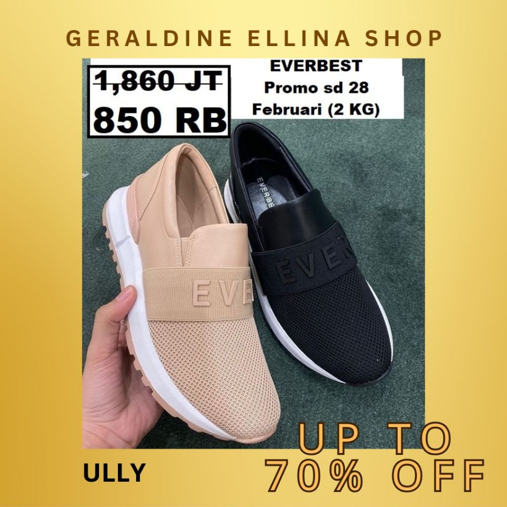 Sepatu EVERBEST sneakers wanita perempuan cewe cewek ORIGINAL 100% Seri ULLY