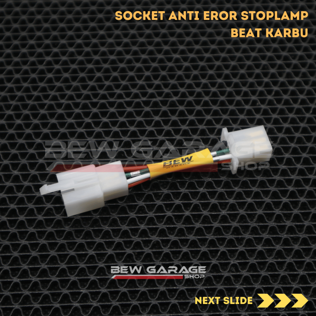 SOKET KABEL ANTI EROR STOPLAMP LED ANTI ERROR BEAT KARBU