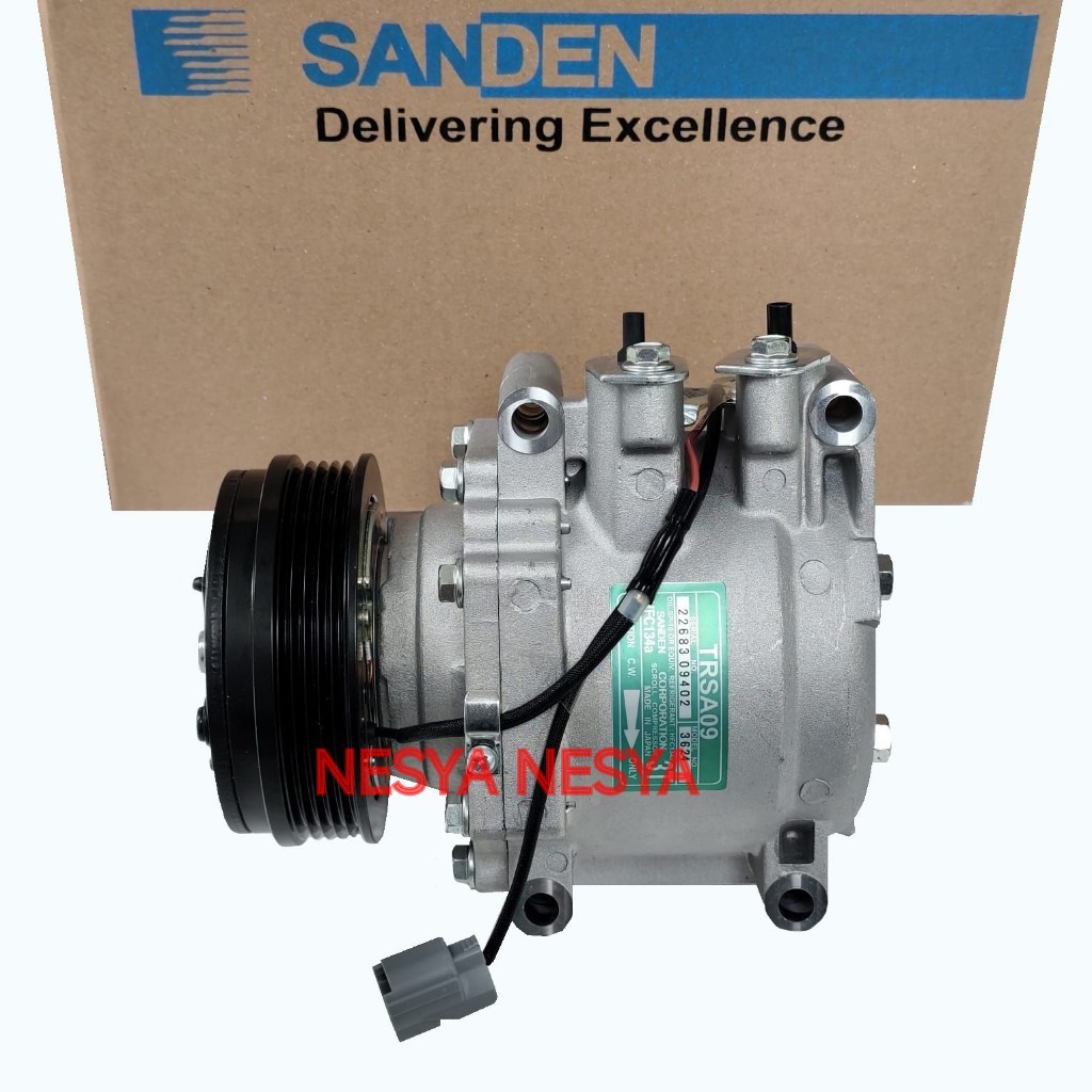 Compressor Compresor Kompressor Kompresor AC Merek SANDEN untuk Mobil Honda City i-DSI GD8 ( L15A2 )