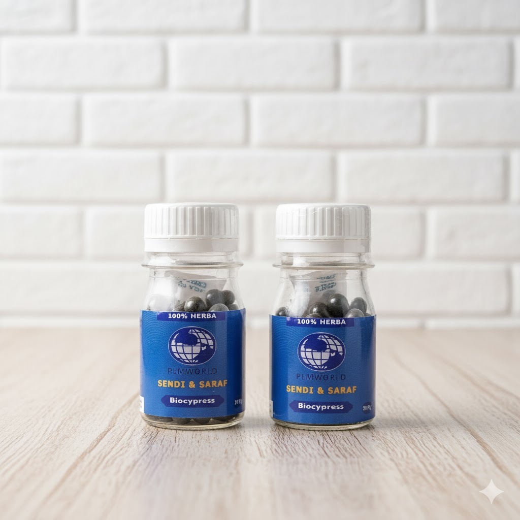 Obat Sendi Saraf Nyeri Otot Sakit Pinggang Lutut Persendian Bio Cypress 1 Botol