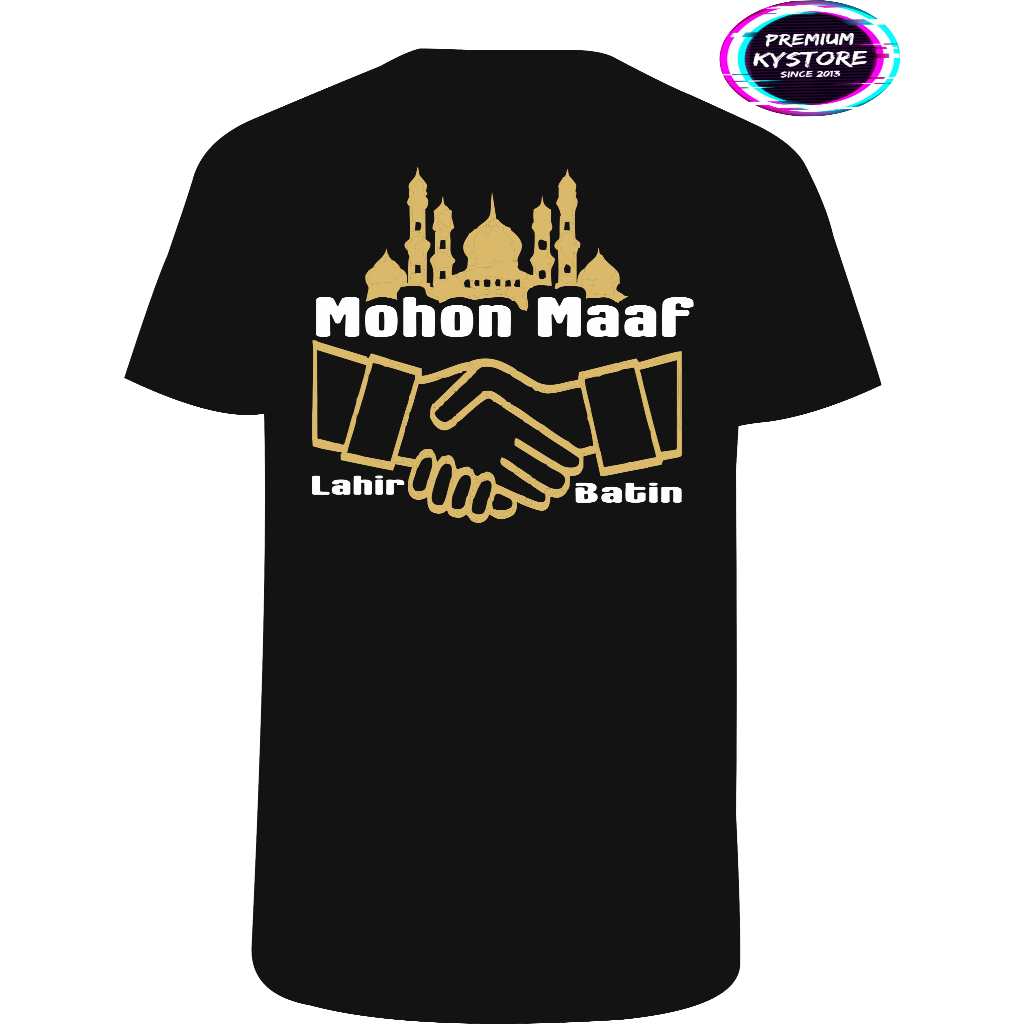 Baju Kaos lebaran Premium bisa untuk di pakai couple keluarga