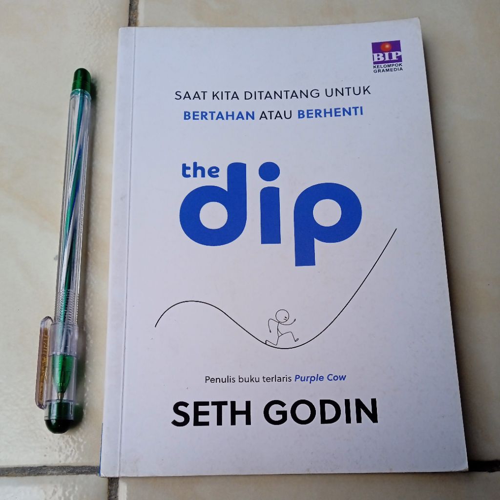 Buku The Dip by Seth Godin