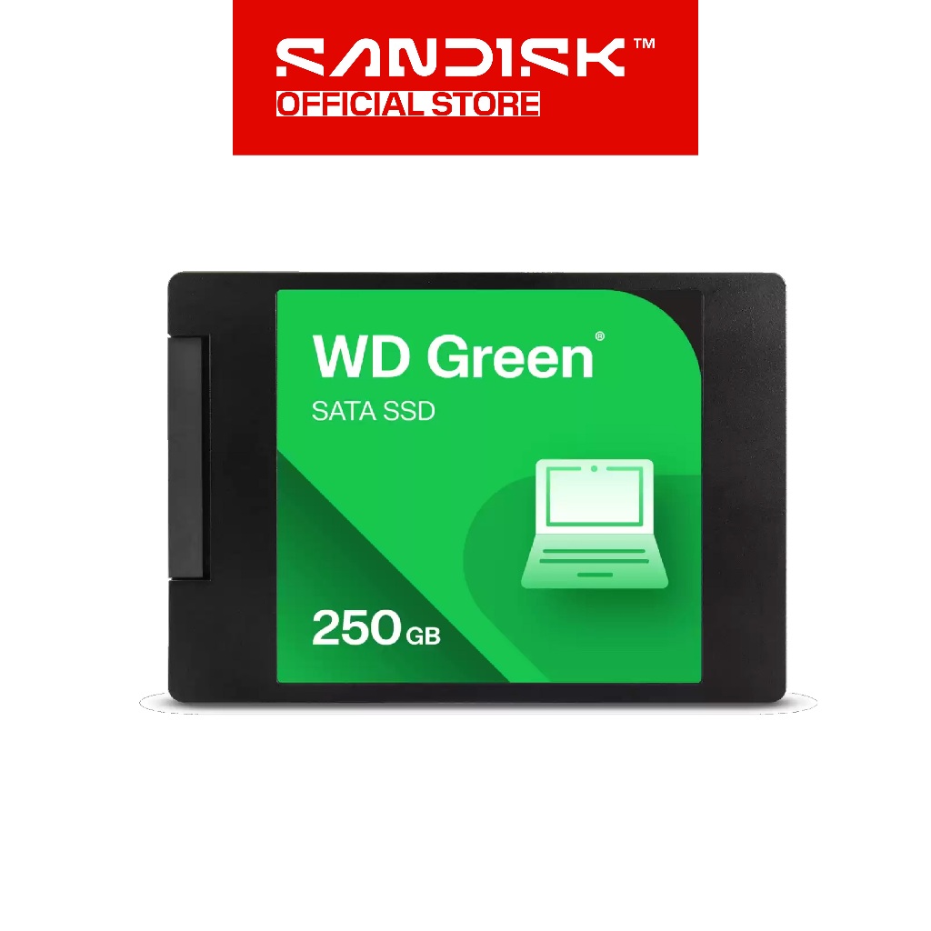 WD Green SSD Internal 250GB / 500GB / 1TB / 2TB SATA III 2.5 Inch 7mm