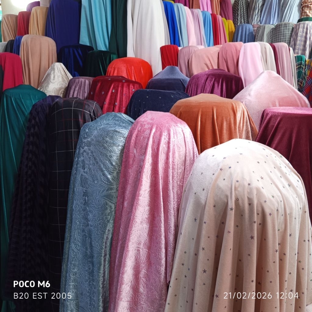 HARGA/0,5 M / KAIN BELUDRU STRETCH / KAIN BLUDRU MOTIF PREMIUM MEWAH / BAHAN BLUDRU MARTIN VELVET