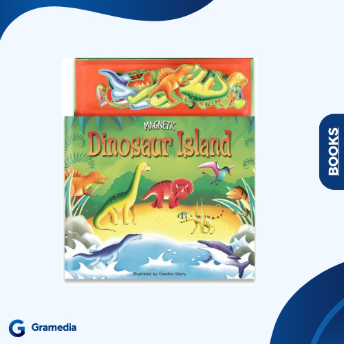 Gramedia Medan - IMPORT BOOK MAGNETIC DINOSAUR ISLAND