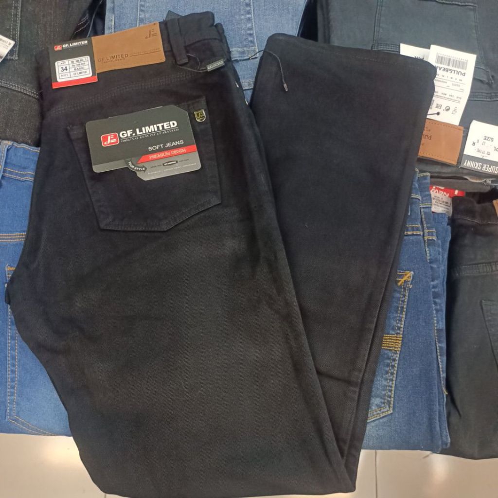 Celana Jeans Pria Super Jumbo 40-44 GF Limited ORIGINAL 2026 - Celana Pria GF Limited Super Big size
