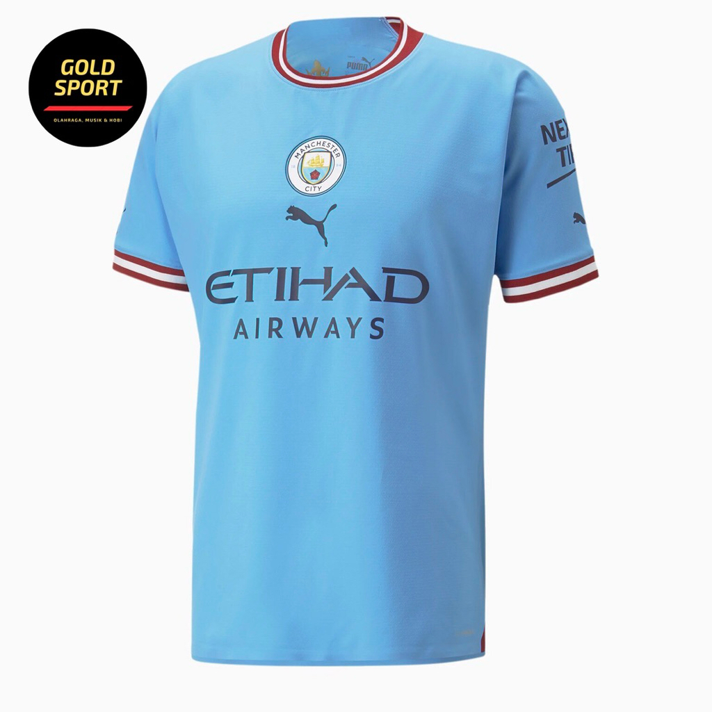 Jersey Man City Musim 2022/23 Home Sky Blue