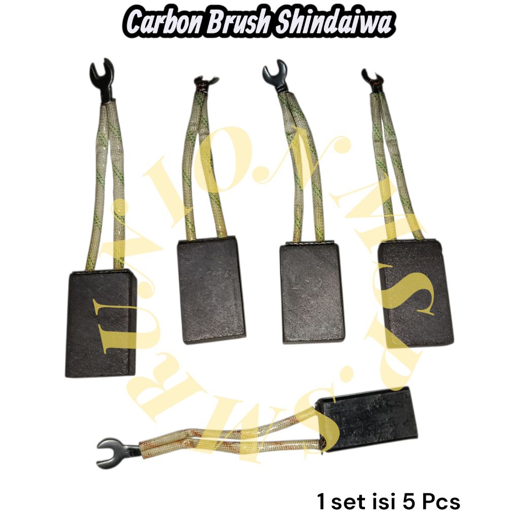 CARBON BRUSH SHINDAIWA DINAMO LAS 1 SET ISI 5 PCS