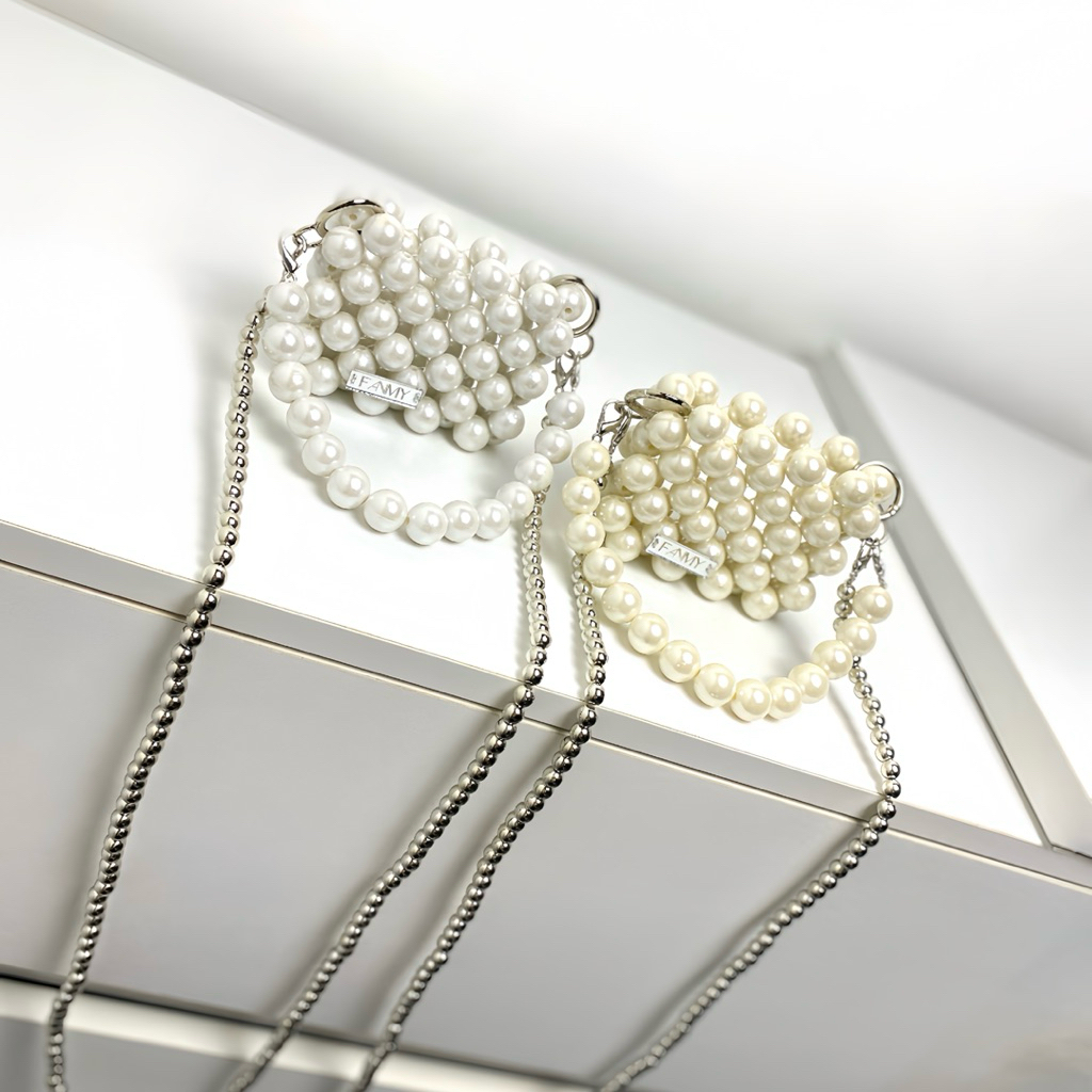 FANMY || bea pearl bag | mini beads I bag | pearl bag | beaded bag | pearls bag | beads bag | pearl 