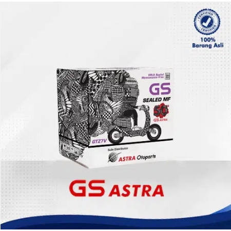 GS ASTRA AKI GTZ-7V untuk motor Yamaha Nmax 155,Aerox 155