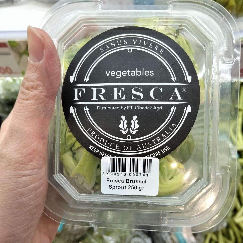 Fresca Brussels Sprout 250g / Kubis Mini / Kubis Brussel / Kubis Kecil / Kubis Hijau