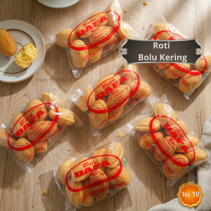 Roti Bolu Kering Manis Gurih / Roti Plemben / Jajan Bolu Kering / Kue Bulus Murah