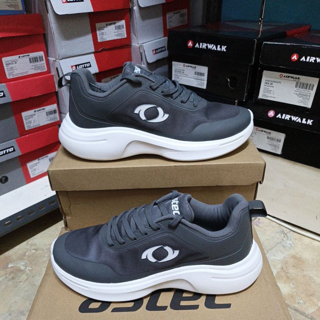 Sepatu Olahraga Astec Leroy Dark Grey Original Resmi Sport Station