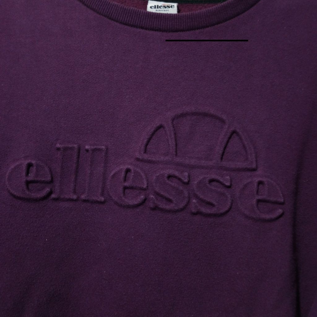 Crewneck Ellesse Original Burgundy Sweater Casuals