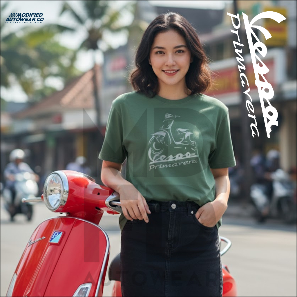 kaos vespa primavera modified autowear kaos vespa matic baju distro vespa tshirt primavera