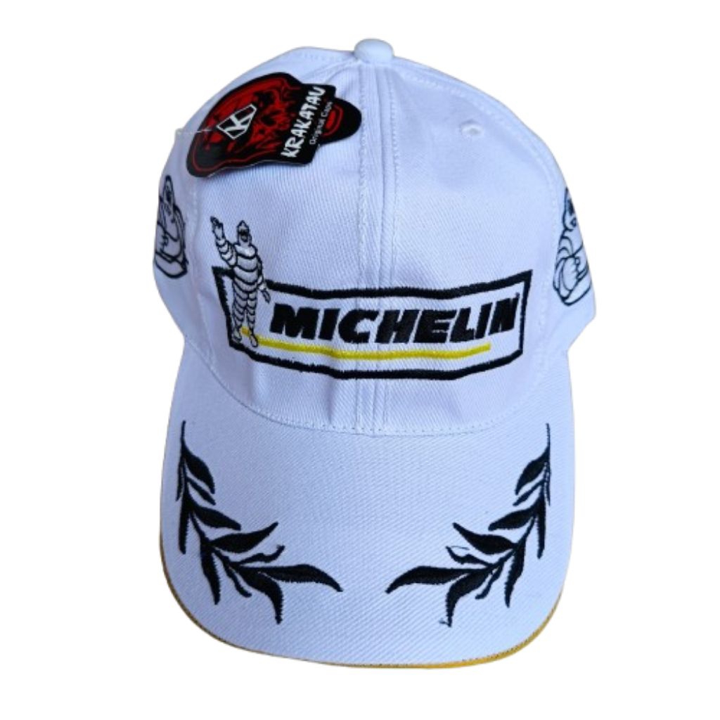 Topi Baseball Michelin Podium Motogp Putih
