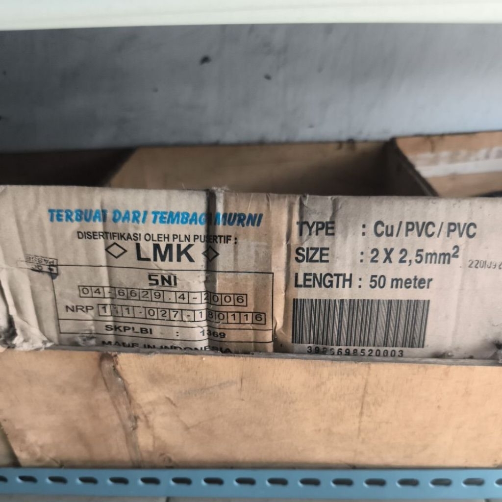 Kabel NYM 2x2,5 Visicom(1 meter)