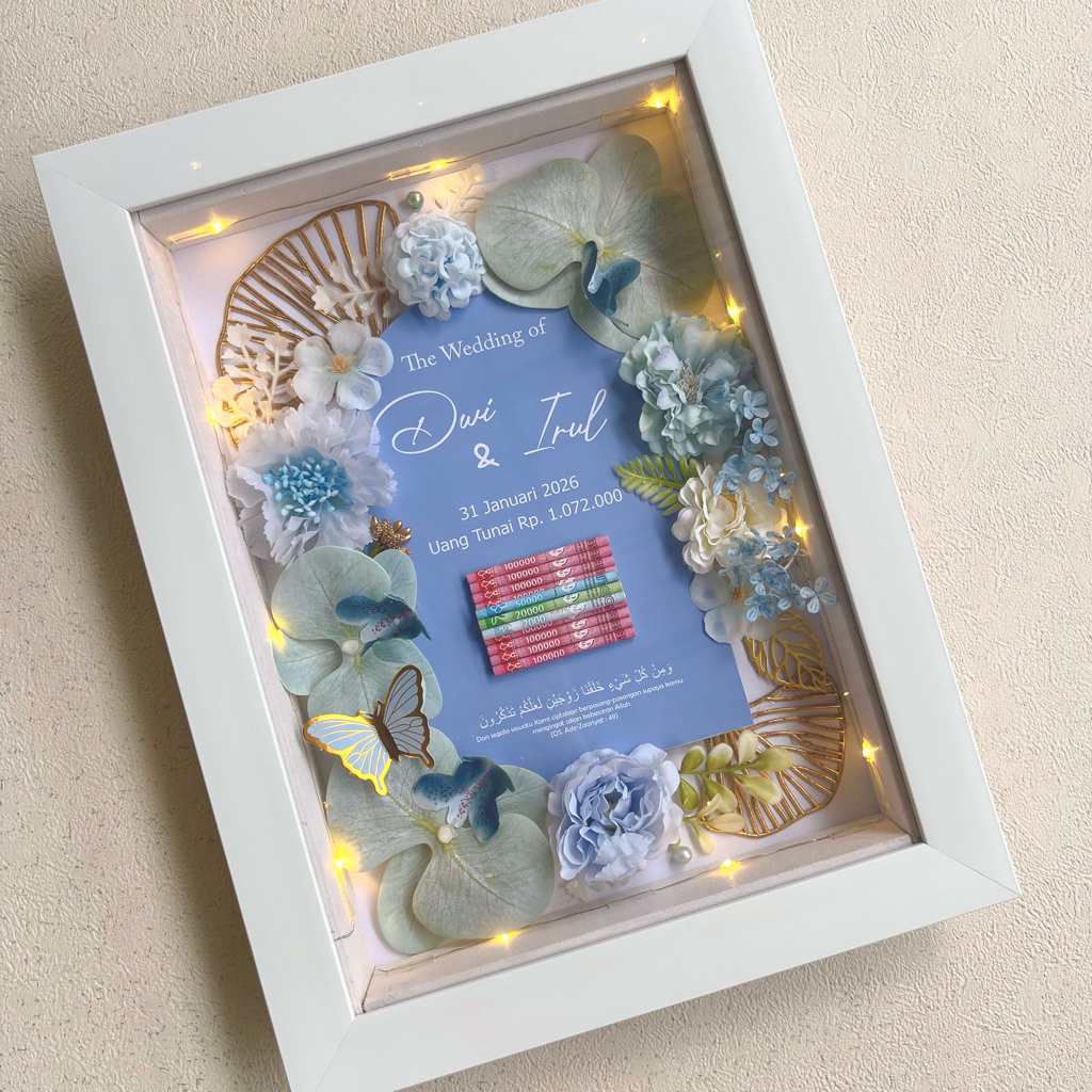 Mahar Pernikahan | Mahar 40x30 I bingkai mahar