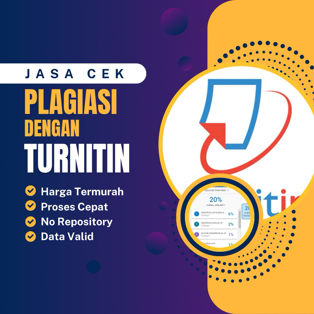 Cek Turnitin - Proses Cepat - No Repository -Aman