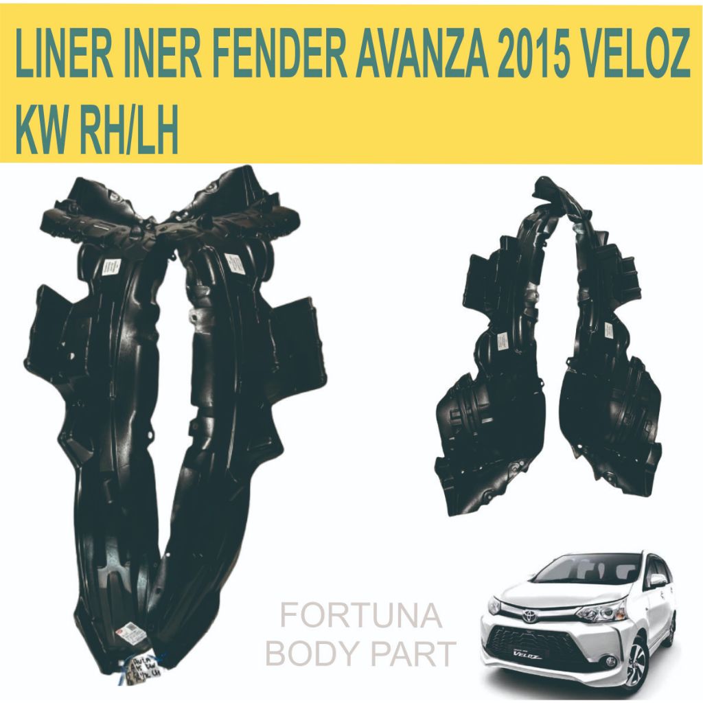 LINER INER FENDER AVANZA 2015 VELOZ RH/LH KW
