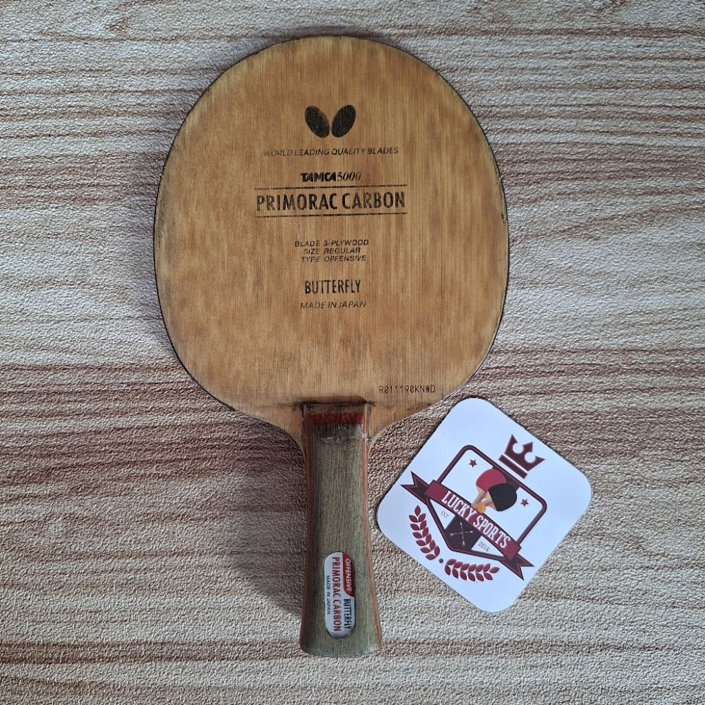 Kayu Buttterfly Primorac Carbon FL silver tag second