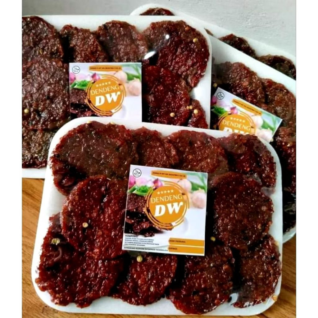 PAKET LEBIH HEMAT ISI 2 Lauk Cemilan Dendeng ayam DW Khas Kas Tasikmalaya Bandung Jawa Barat Spesial