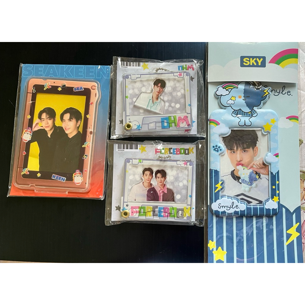 [READY] GMMTV OFFICIAL KEYCHAIN MERCH - Acrylic keychain - SEAKEEN OHM PAWAT FORCEBOOK SKY SMYLE