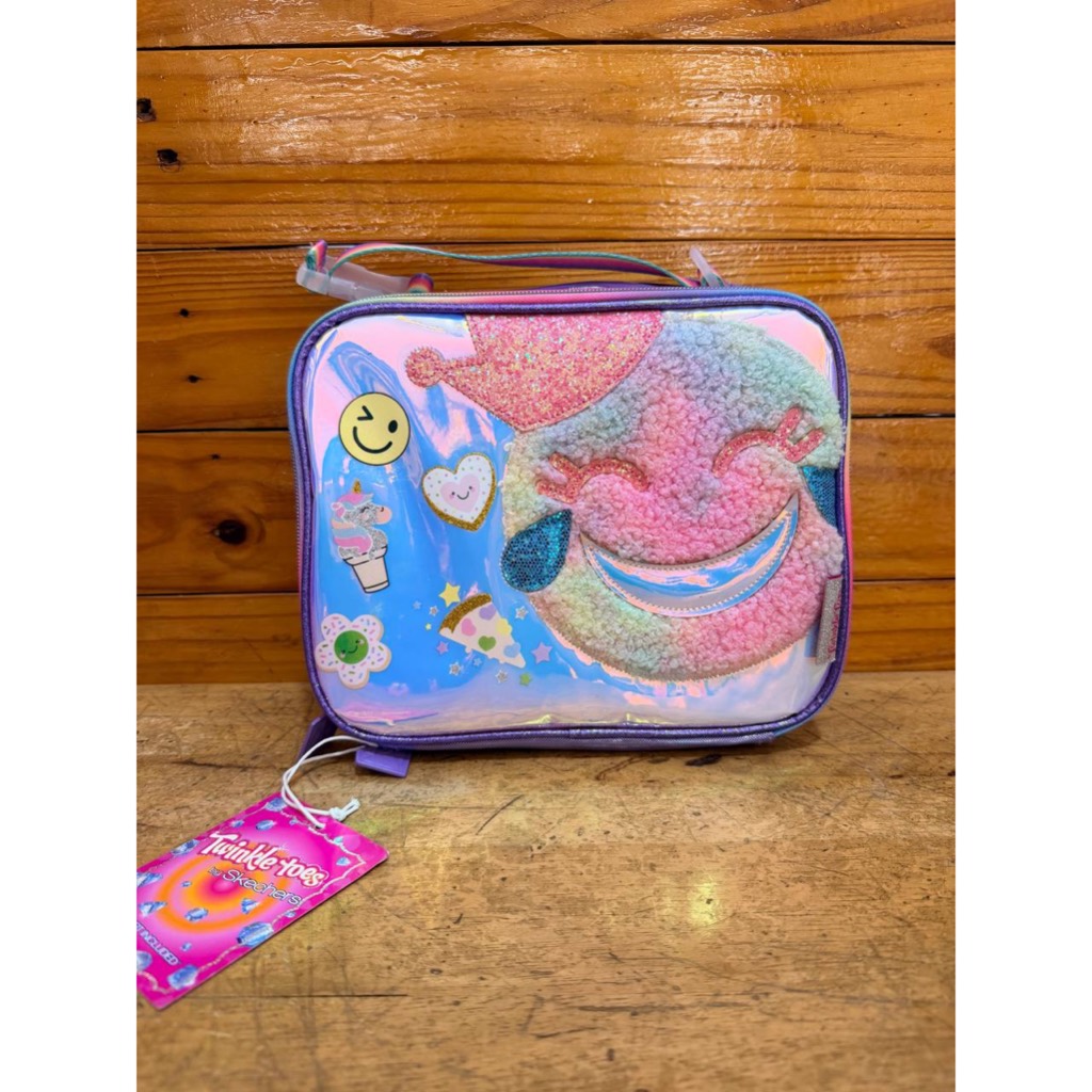 SKECHERS TT HAPPY FACE LB SLINGBAG KIDS ANAK PEREMPUAN TAS BEKAL ANAK UNISEX ORIGINAL COD