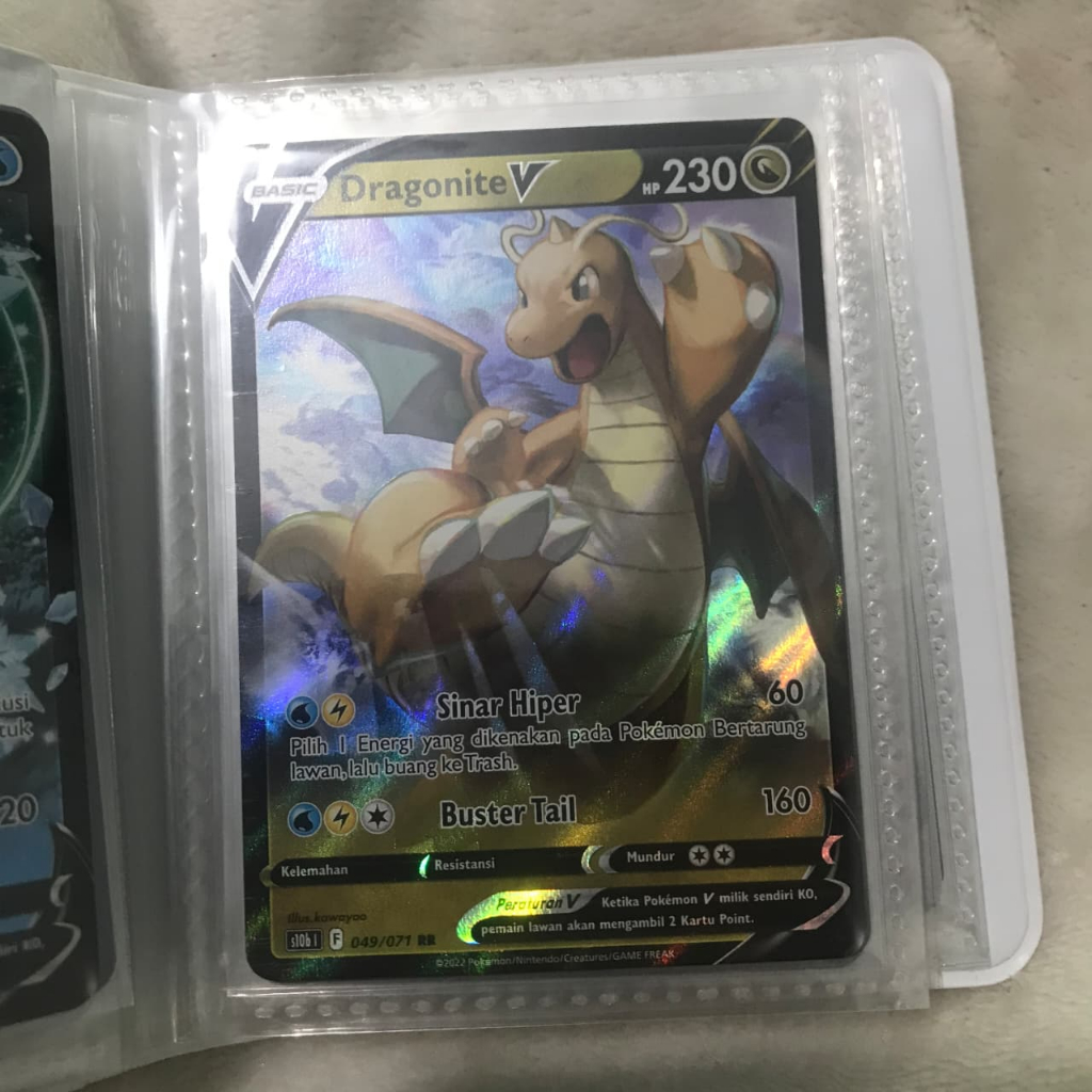 [NEGOTIABLE] DRAGONITE V RR s10b KARTU TCG POKEMON INDONESIA