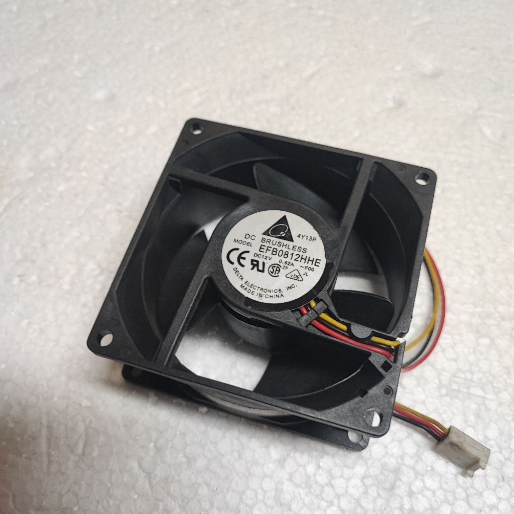 Kipas blower 3-baling2 DELTA 8cm 12V 0,62A angin kencang