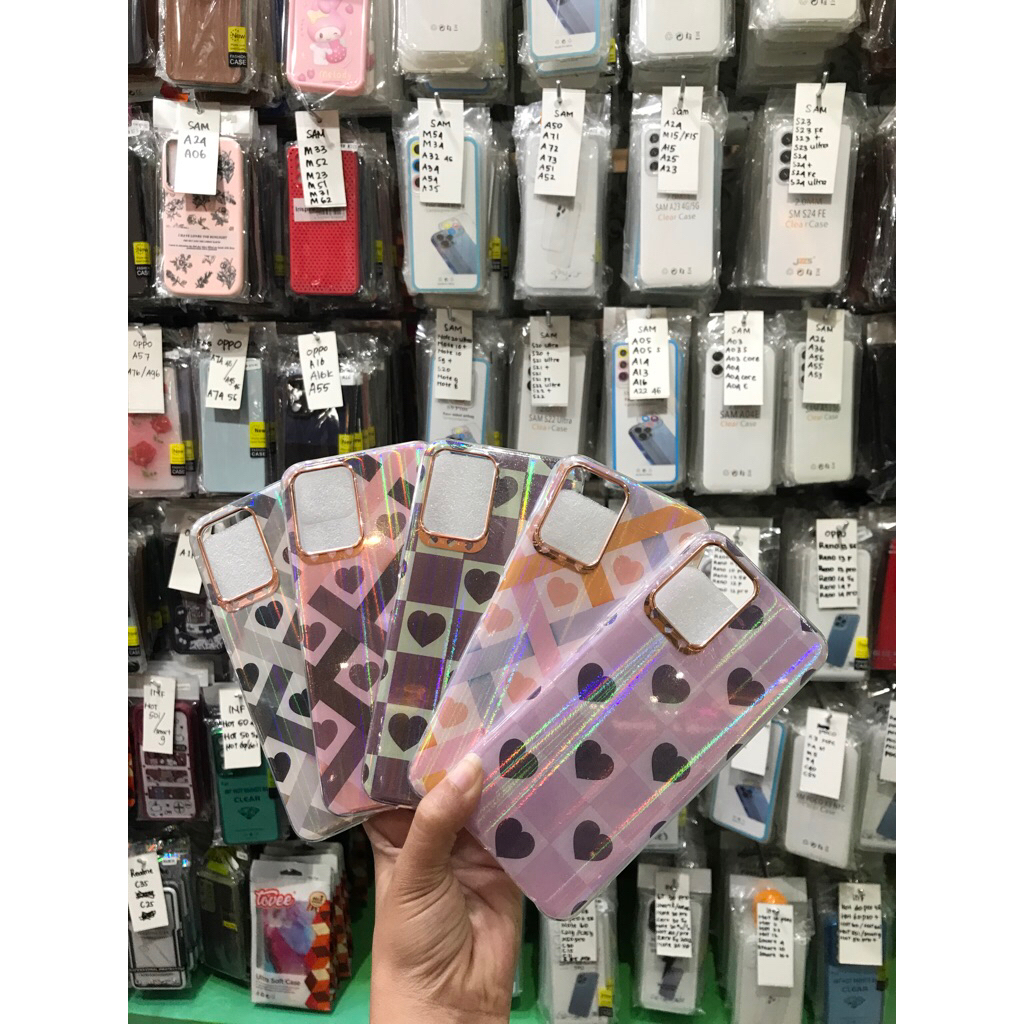 HardCase Hologram Motif Love VIVO Y21/Y21s/Y33s