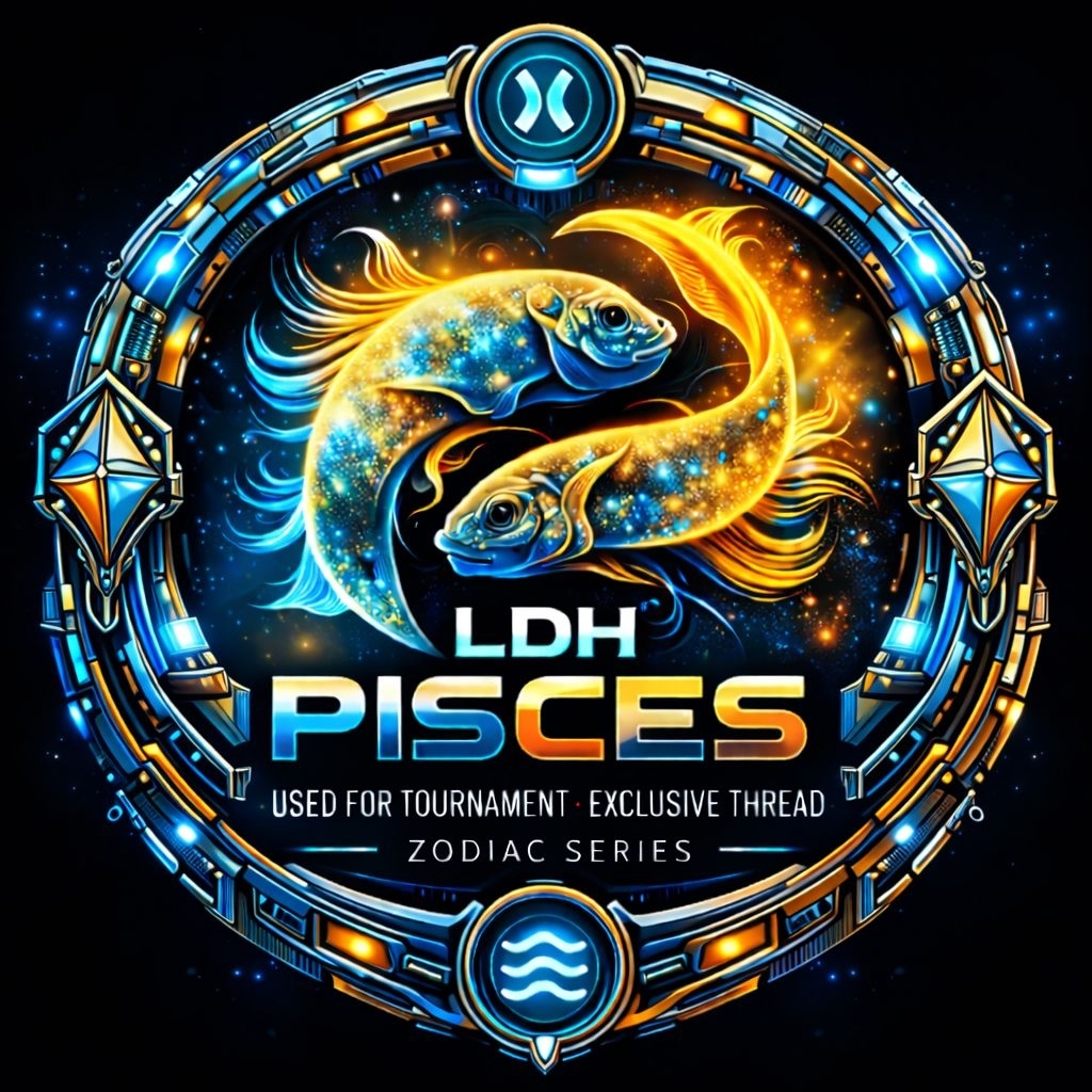 GELASAN NEW LDH PISCES ZODIAC SERIES 023 MATOT SUPER SPESIAL TOURNAMENT 6000YARD 1PCS