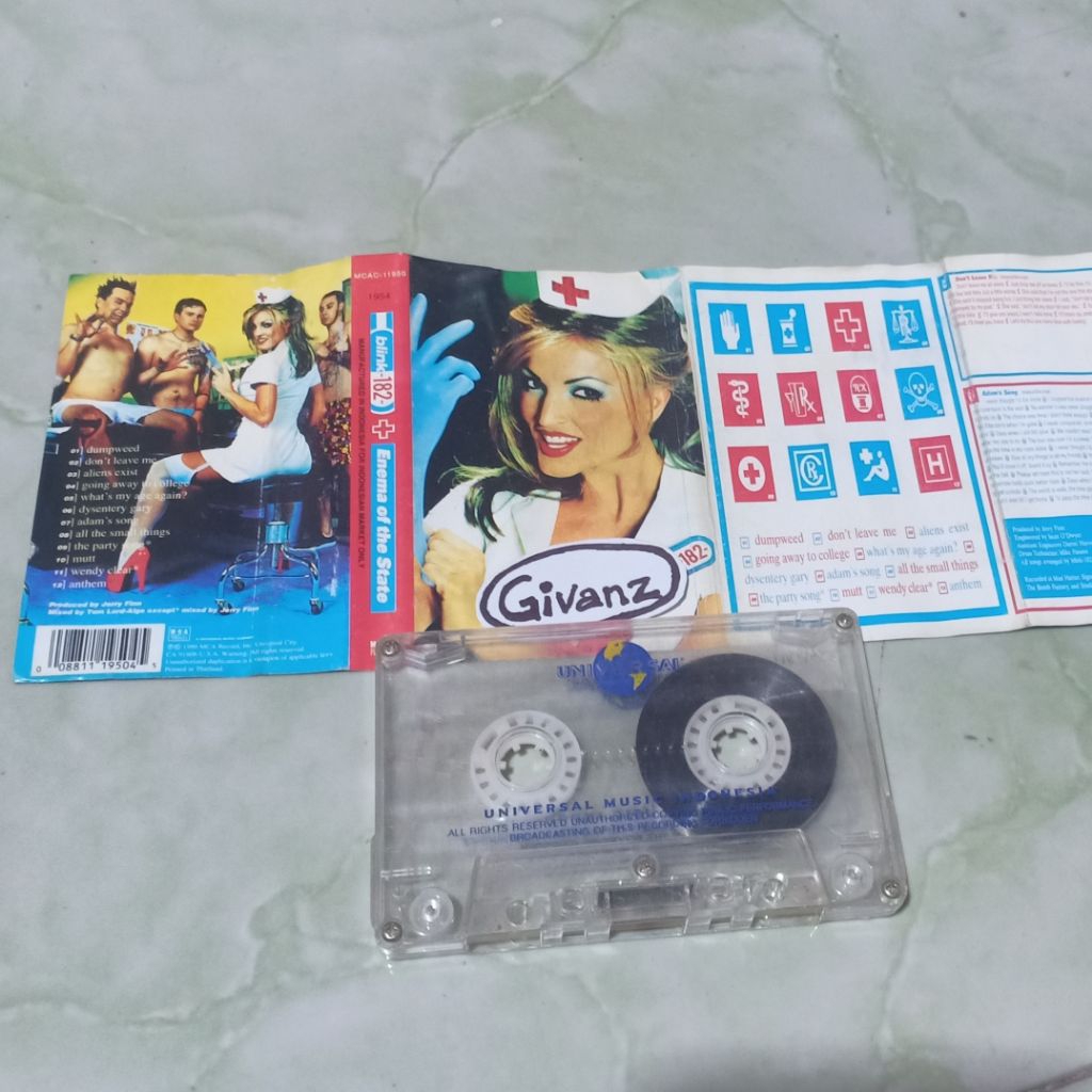 Kaset pita BLINK 182 - Enema of the state