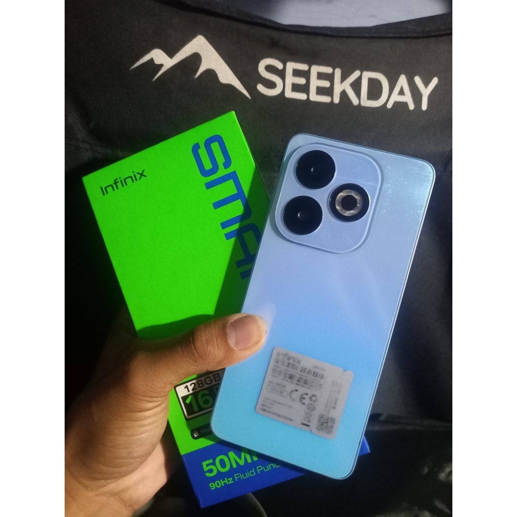 INFINIX SMART 8 PRO Ram 8/128 FULLSET second ori hp bekas normal siap pakai