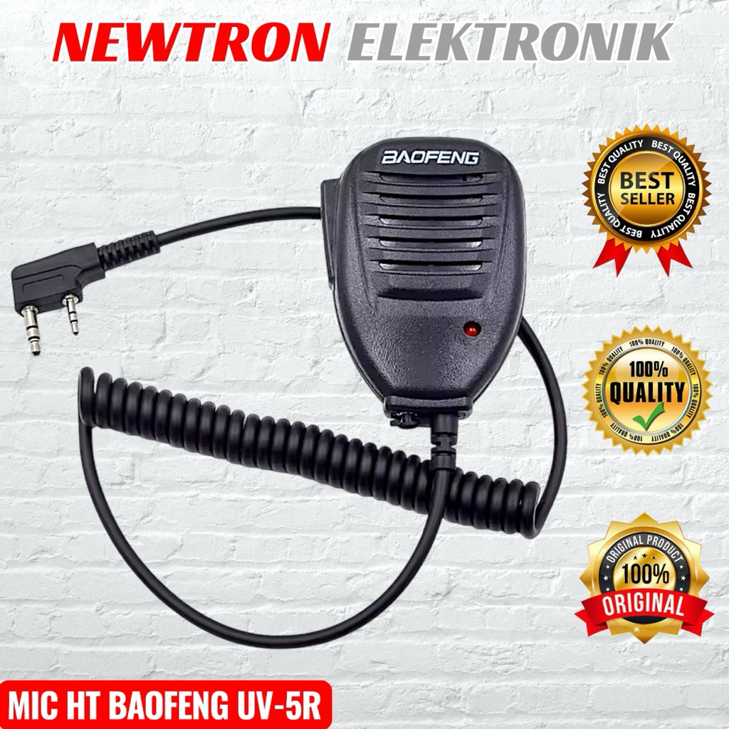 Mic HT Baofeng UV5R UV82 Original Compatible VERTEC VT-5R VT-82 Pofung 888S BJH WLN KD-C1 Berlin Com