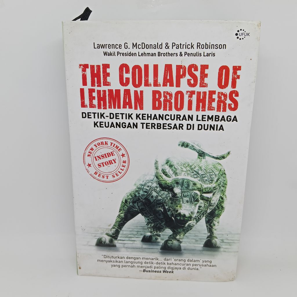 The collapse of lehman brothers.Lawrence g.mcdonald