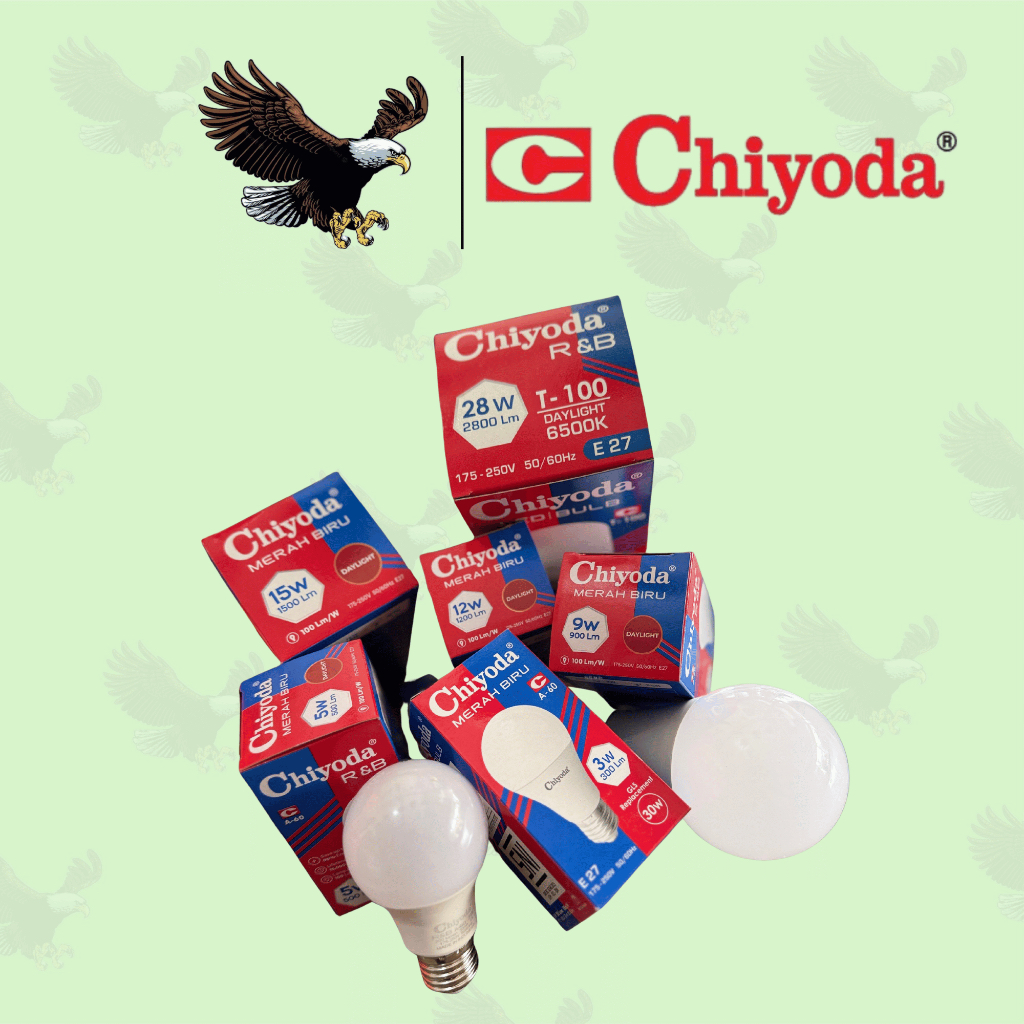 Lampu LED/Bohlam LED CHIYODA 3W, 5W, 9W, 12W, 15W / Led Chiyoda