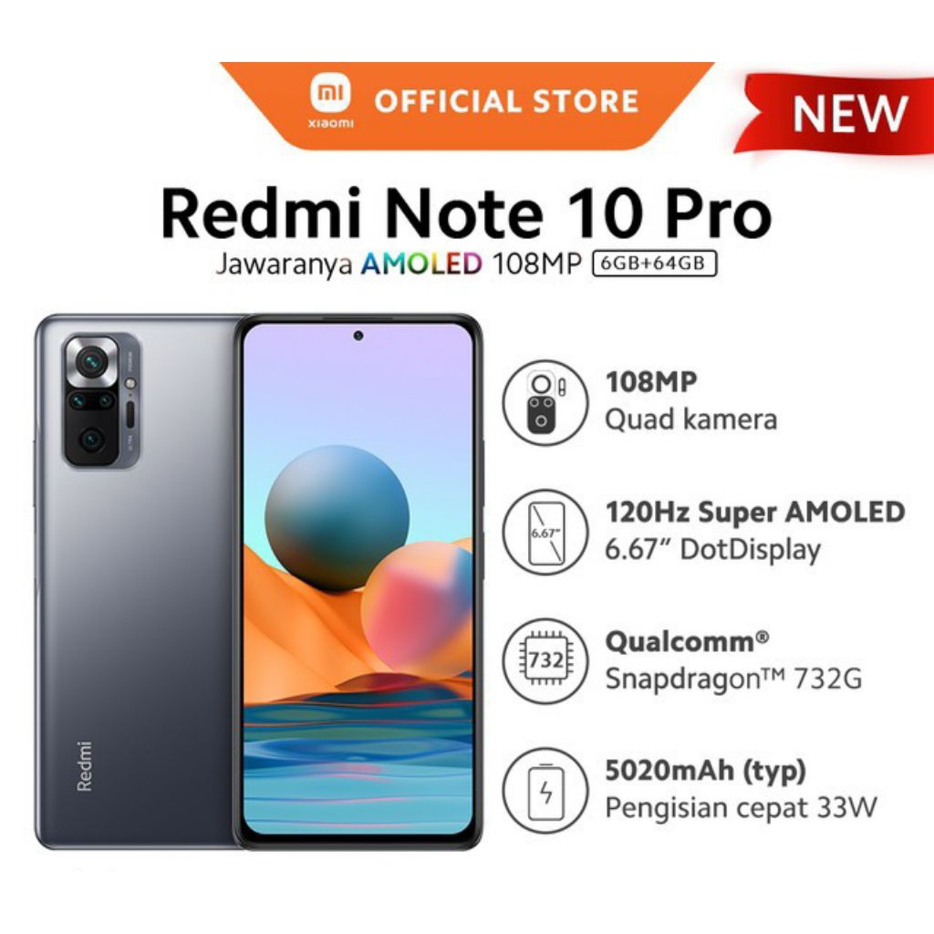 Redmi 10 Pro Ram 6/128GB