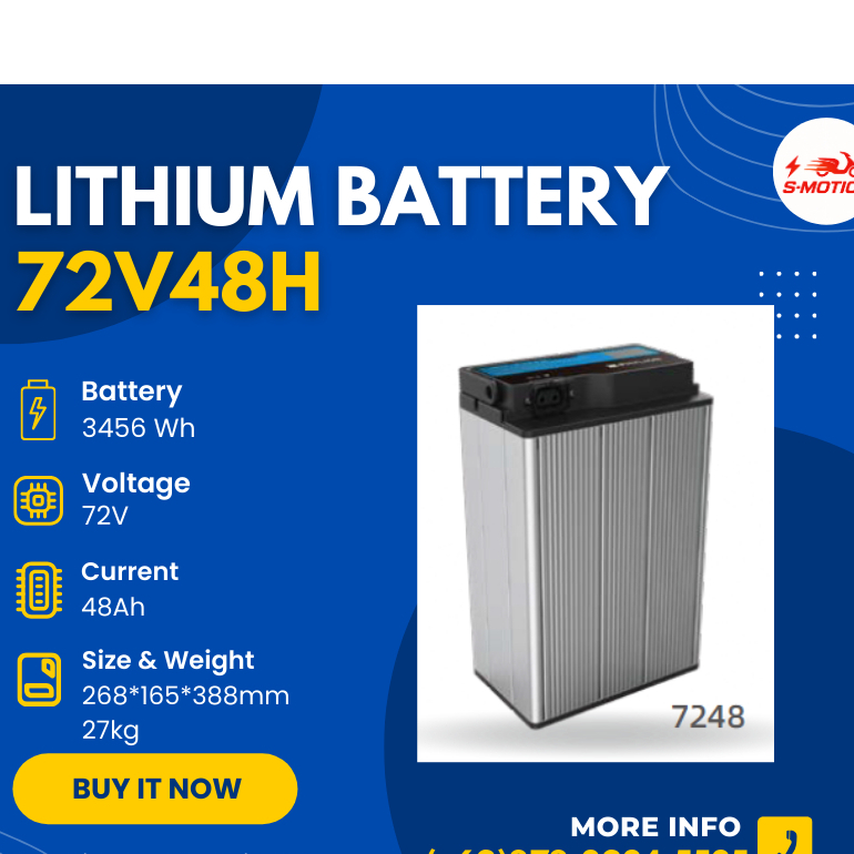 Phylion Lithium Battery 72V48Ah