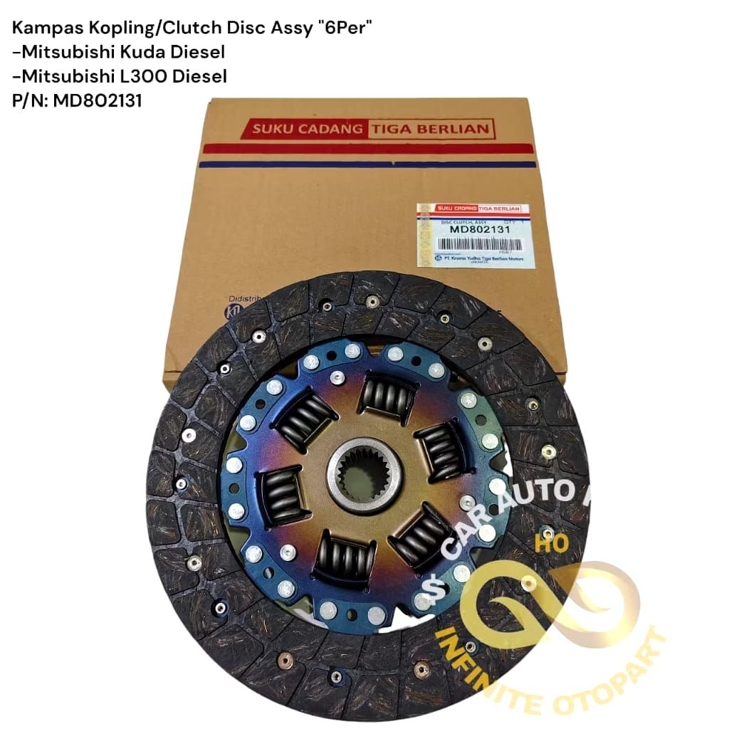 kampas kopling clutch disc kuda diesel L 300 diesel MD802131